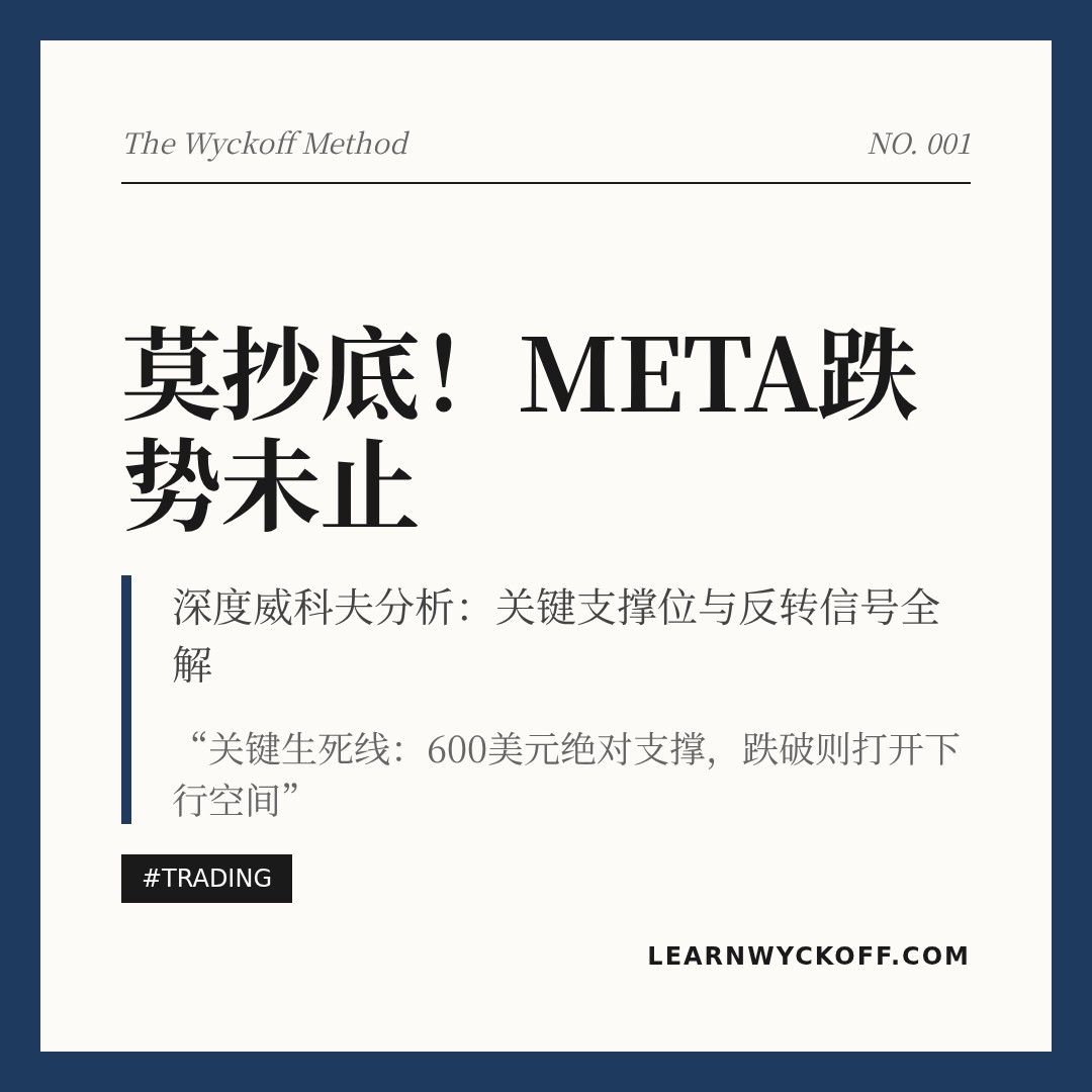 20260120 META 行情数据复盘报告（基于威科夫量价视角）
