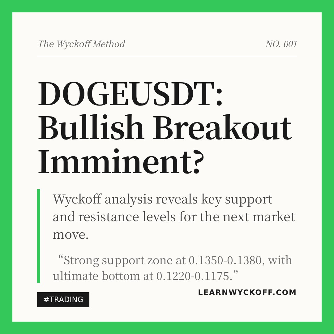20260112 DOGEUSDT Market Data Review Report (Based on Wyckoff Volume-Price Perspective)
