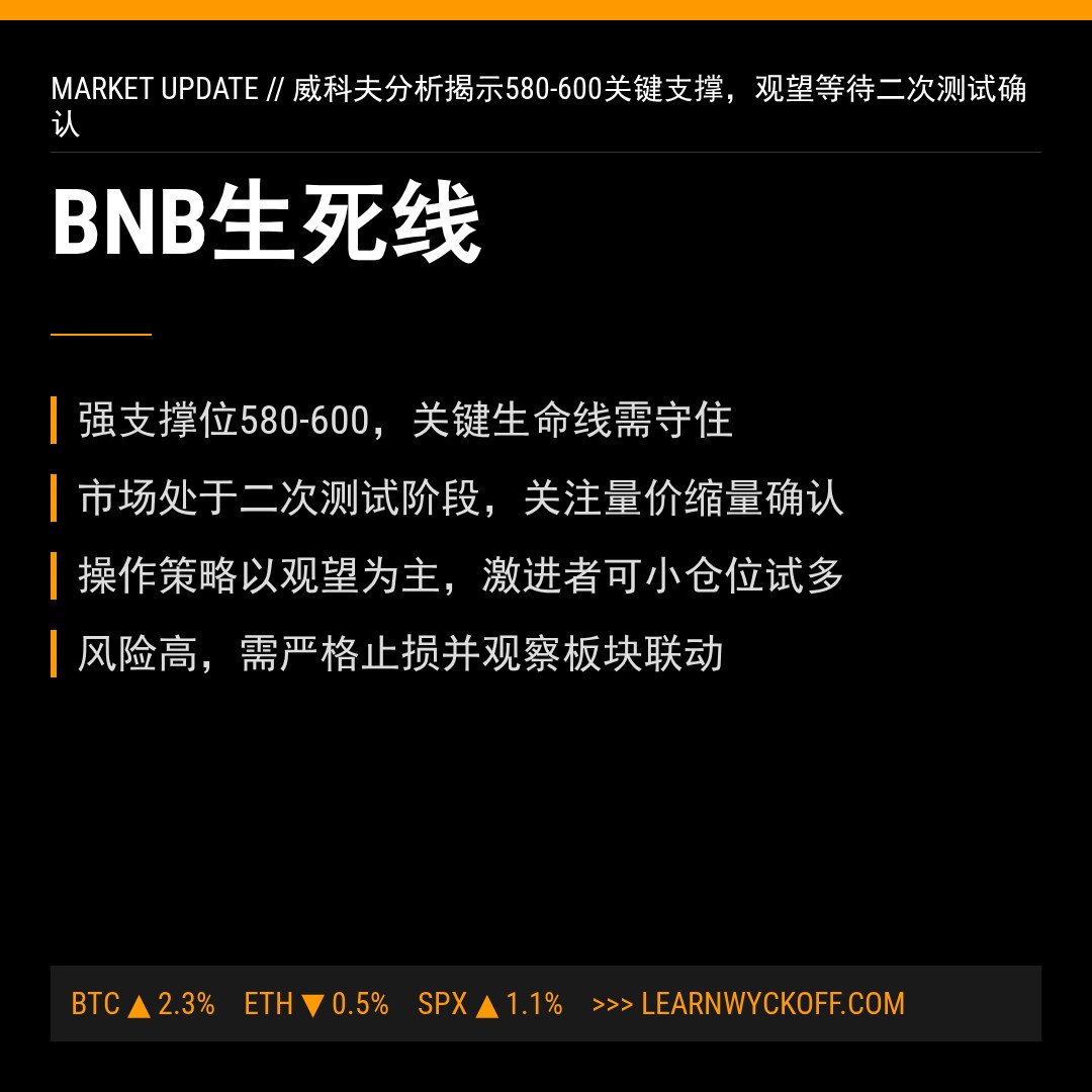 20260228 BNBUSDT 行情数据复盘报告（基于威科夫量价视角）