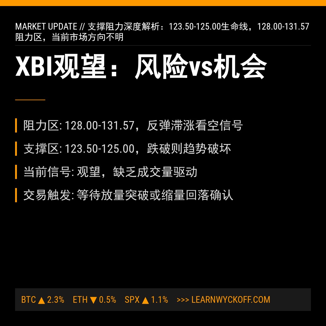 20260217 XBI 行情数据复盘报告（基于威科夫量价视角）