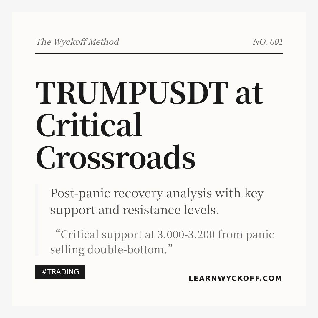 20260220 TRUMPUSDT Market Data Review Report (Based on Wyckoff Volume-Price Perspective)