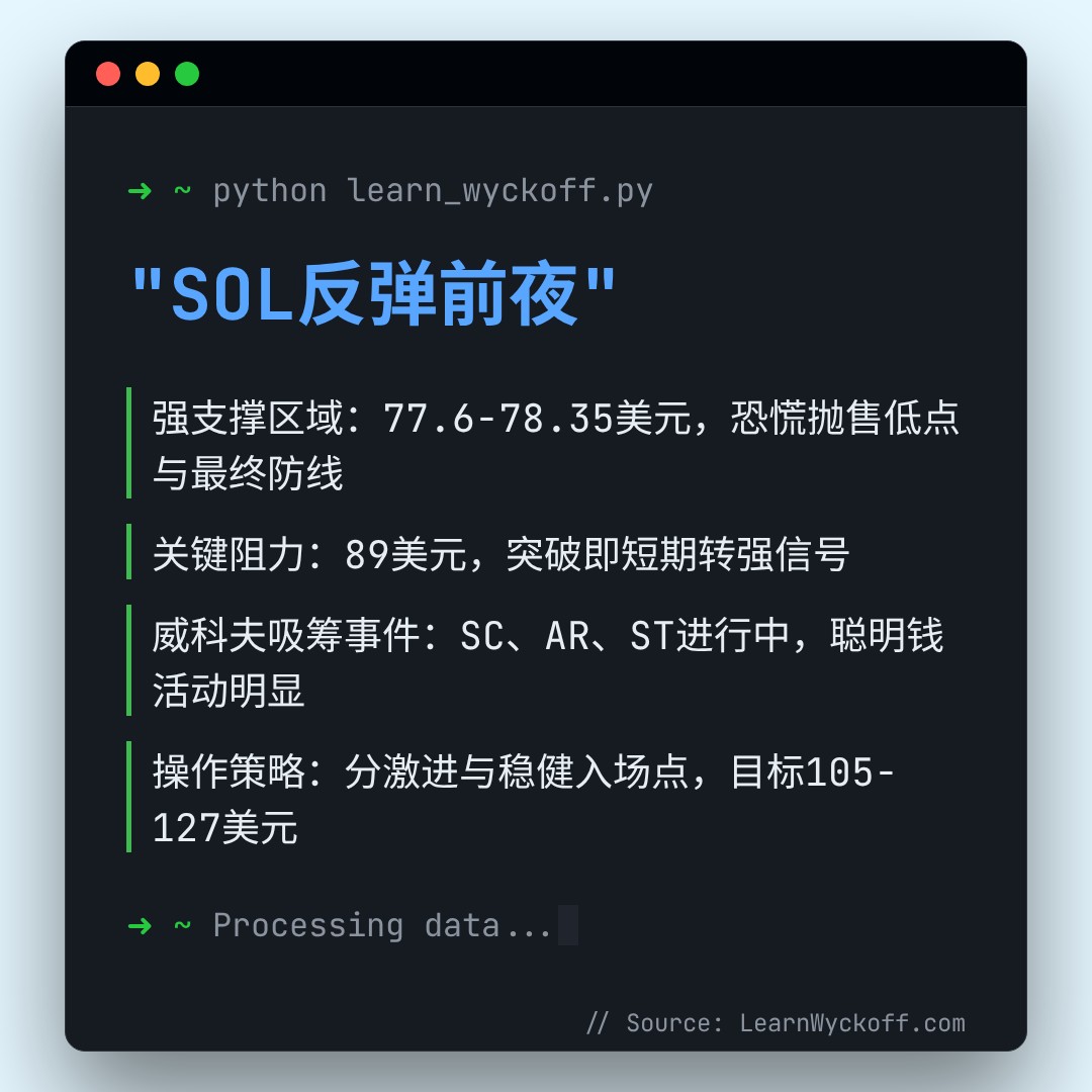 20260220 SOLUSDT 行情数据复盘报告（基于威科夫量价视角）