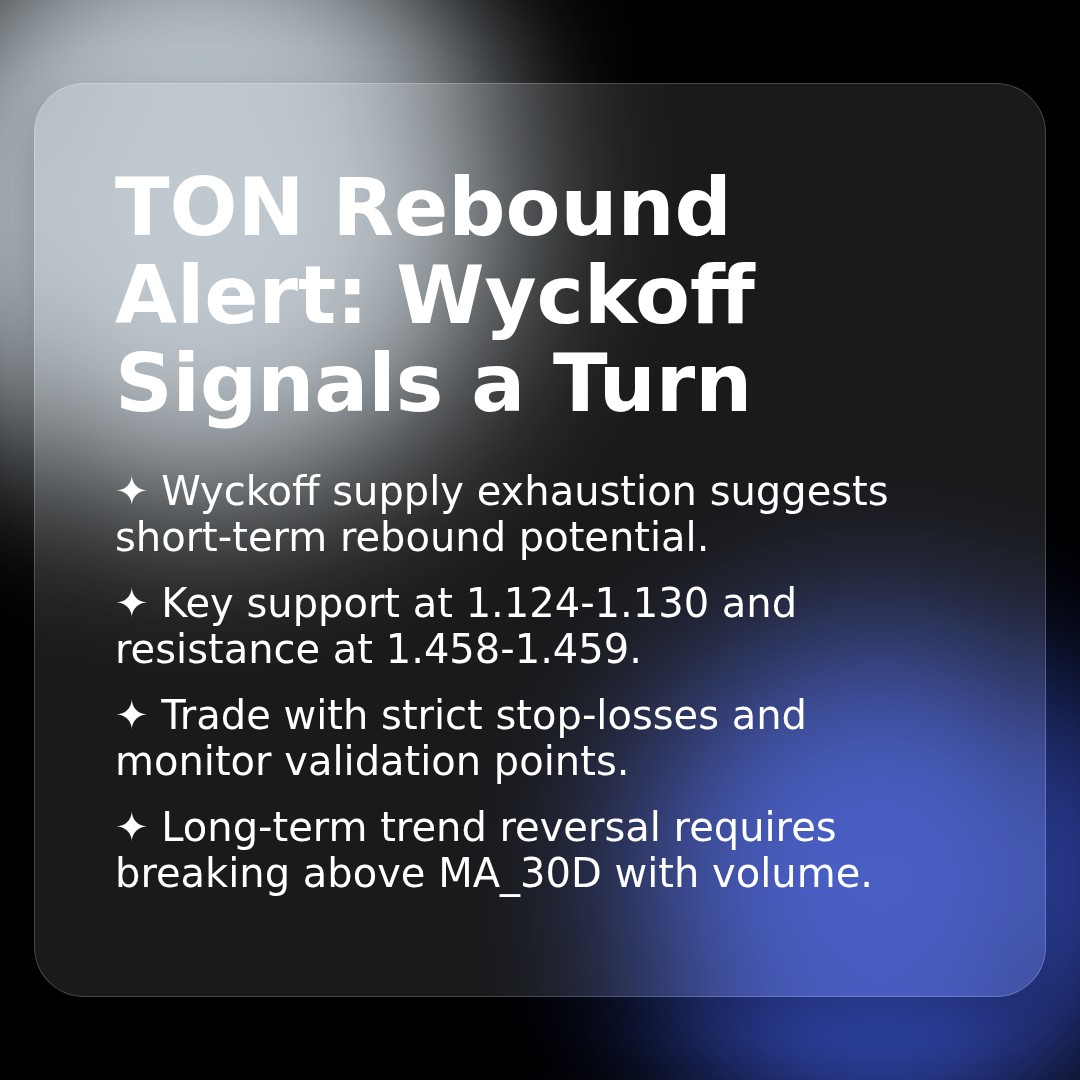 20260208 TONUSDT Market Data Review Report (Based on Wyckoff Volume-Price Perspective)