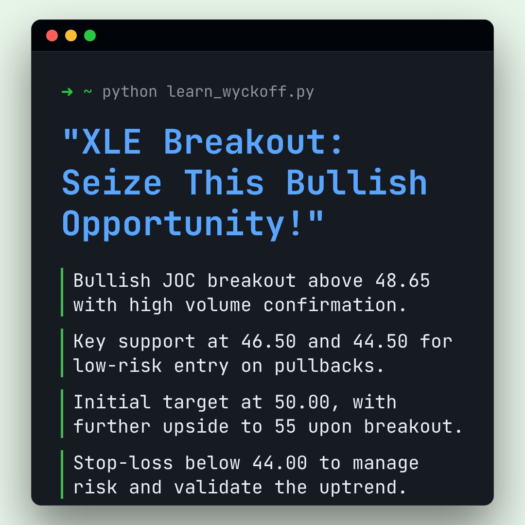 20260119 XLE Market Data Review Report (Based on Wyckoff Volume-Price Perspective)