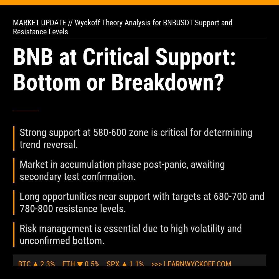 20260228 BNBUSDT Market Data Review Report (Based on Wyckoff Volume-Price Perspective)