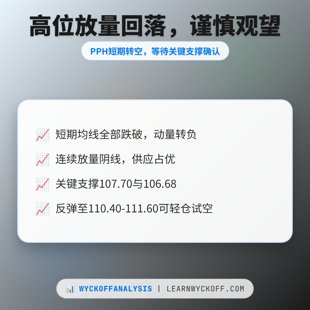 20260804 PPH 行情数据复盘报告（基于威科夫量价视角）