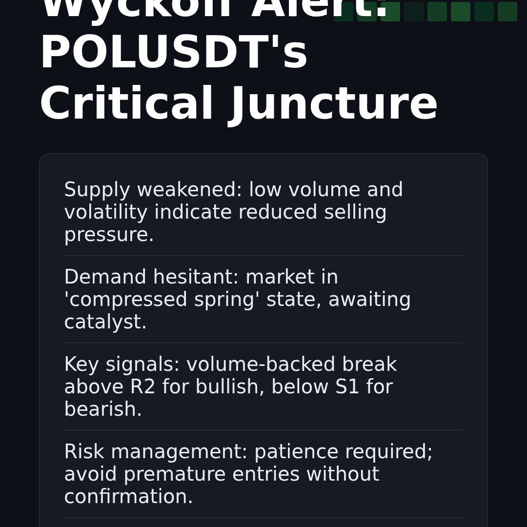 20260405 POLUSDT Market Data Review Report (Based on Wyckoff Volume-Price Perspective)