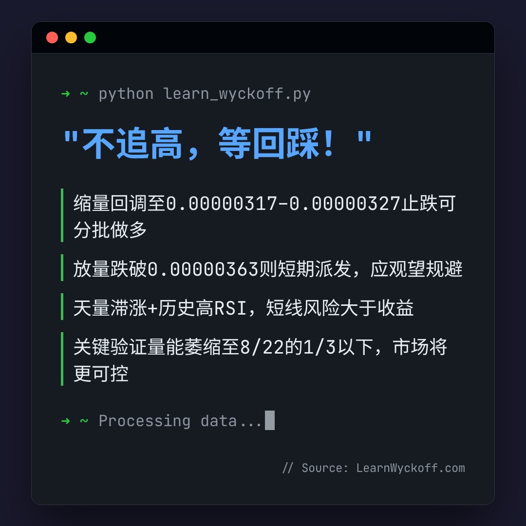 20260822 PEPEUSDT 行情数据复盘报告（基于威科夫量价视角）