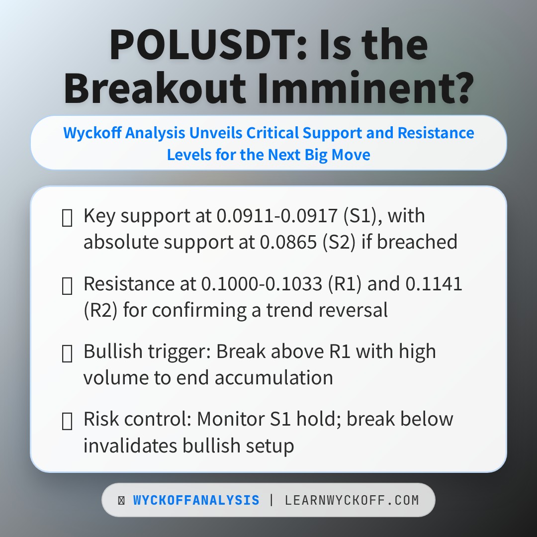 20260325 POLUSDT Market Data Review Report (Based on Wyckoff Volume-Price Perspective)