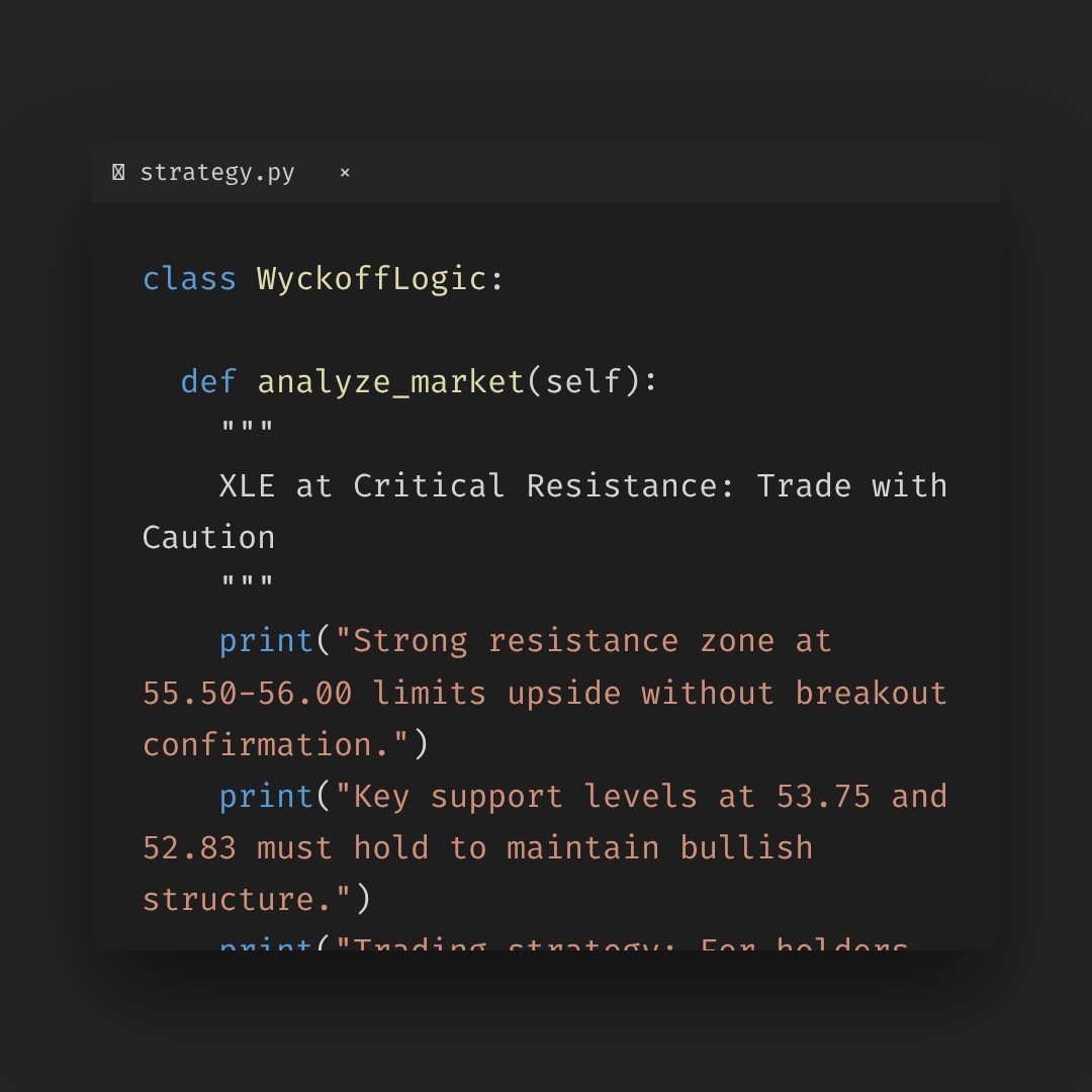 20260223 XLE Market Data Review Report (Based on Wyckoff Volume-Price Perspective)