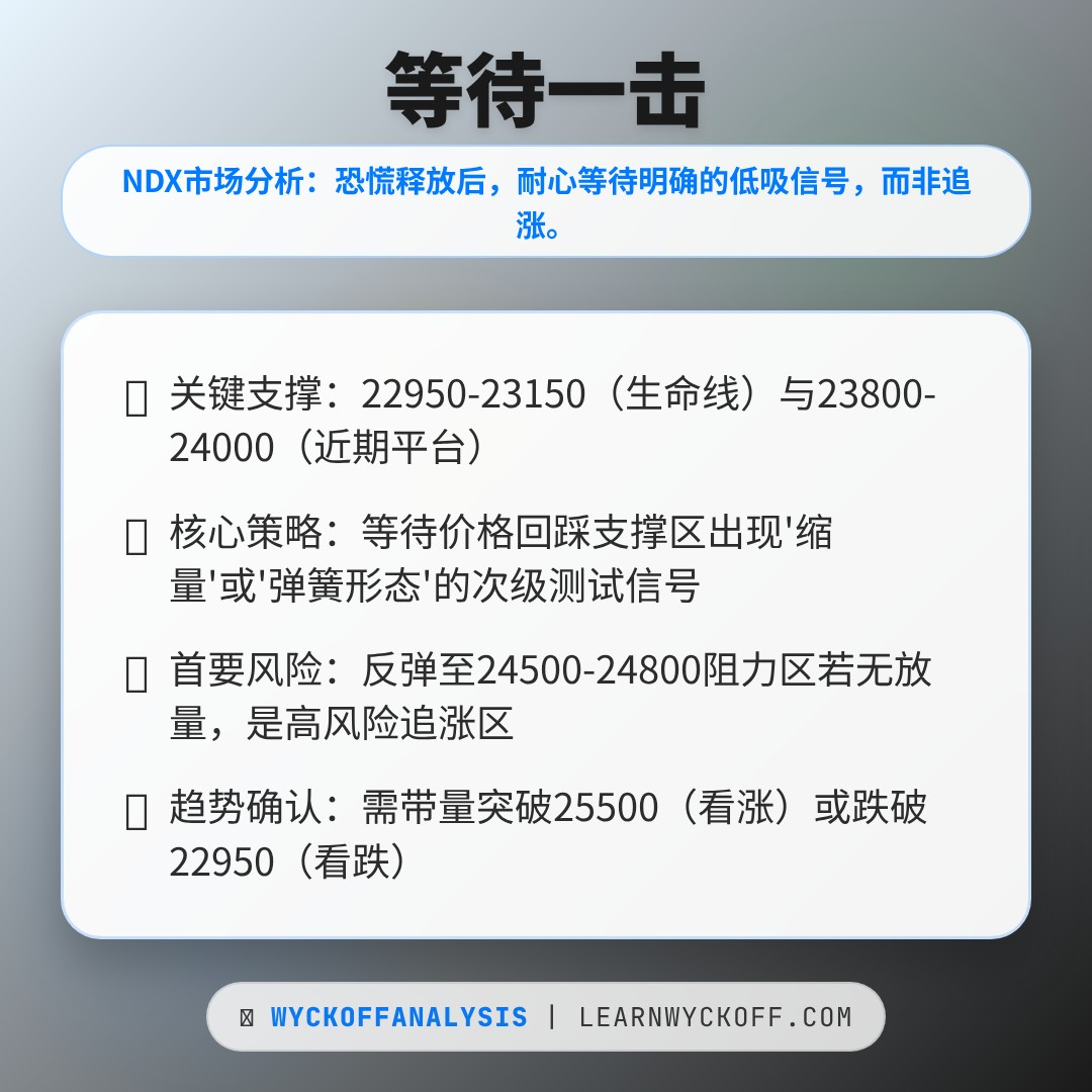 20260406 NDX 行情数据复盘报告（基于威科夫量价视角）