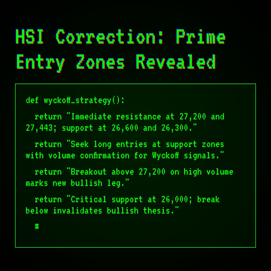 20260123 HSI Market Data Review Report (Based on Wyckoff Volume-Price Perspective)