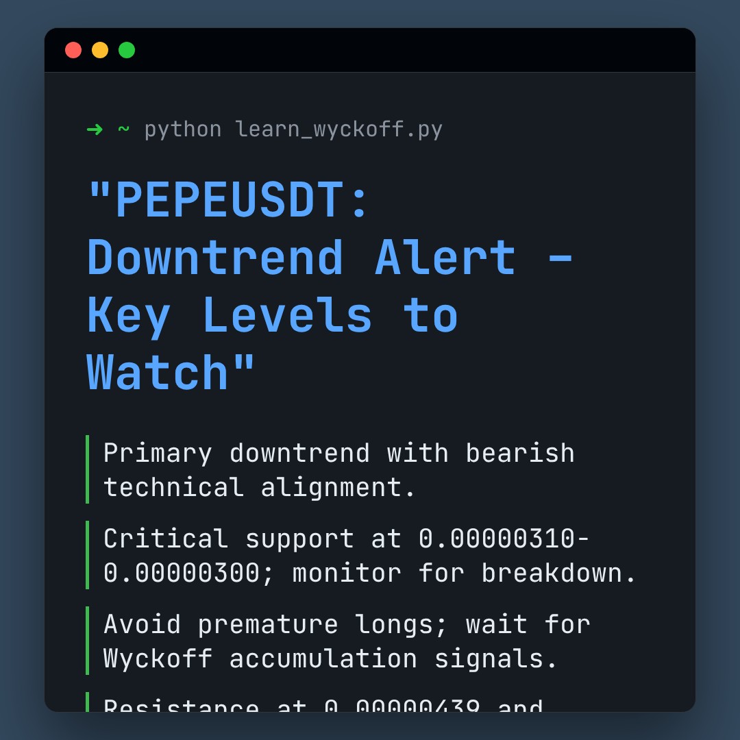 20260307 PEPEUSDT Market Data Review Report (Based on Wyckoff Volume-Price Perspective)