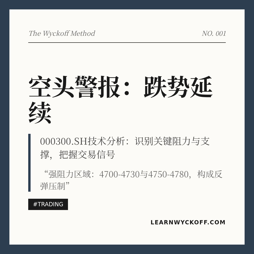 20260202 000300.SH 行情数据复盘报告（基于威科夫量价视角）