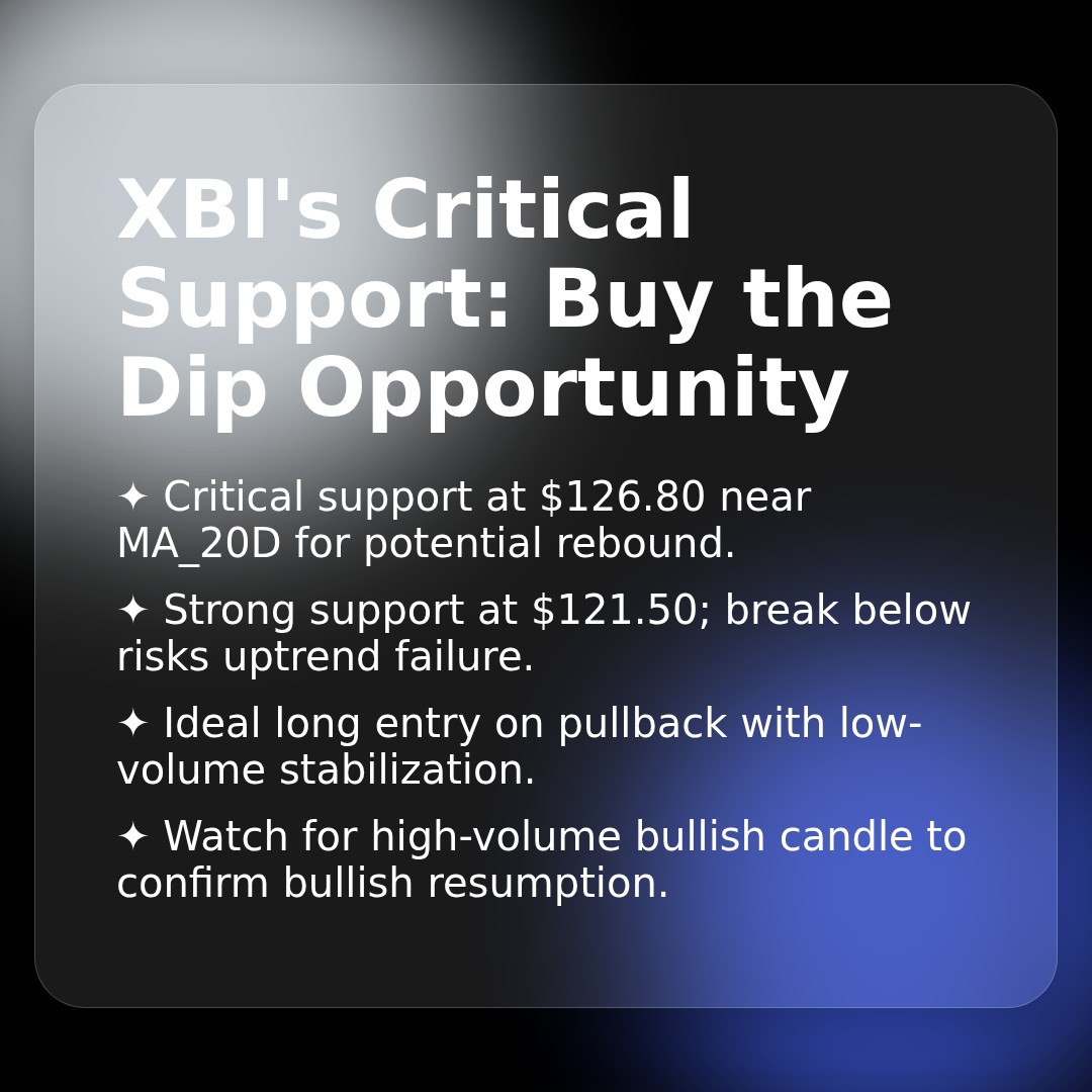 20260123 XBI Market Data Review Report (Based on Wyckoff Volume-Price Perspective)