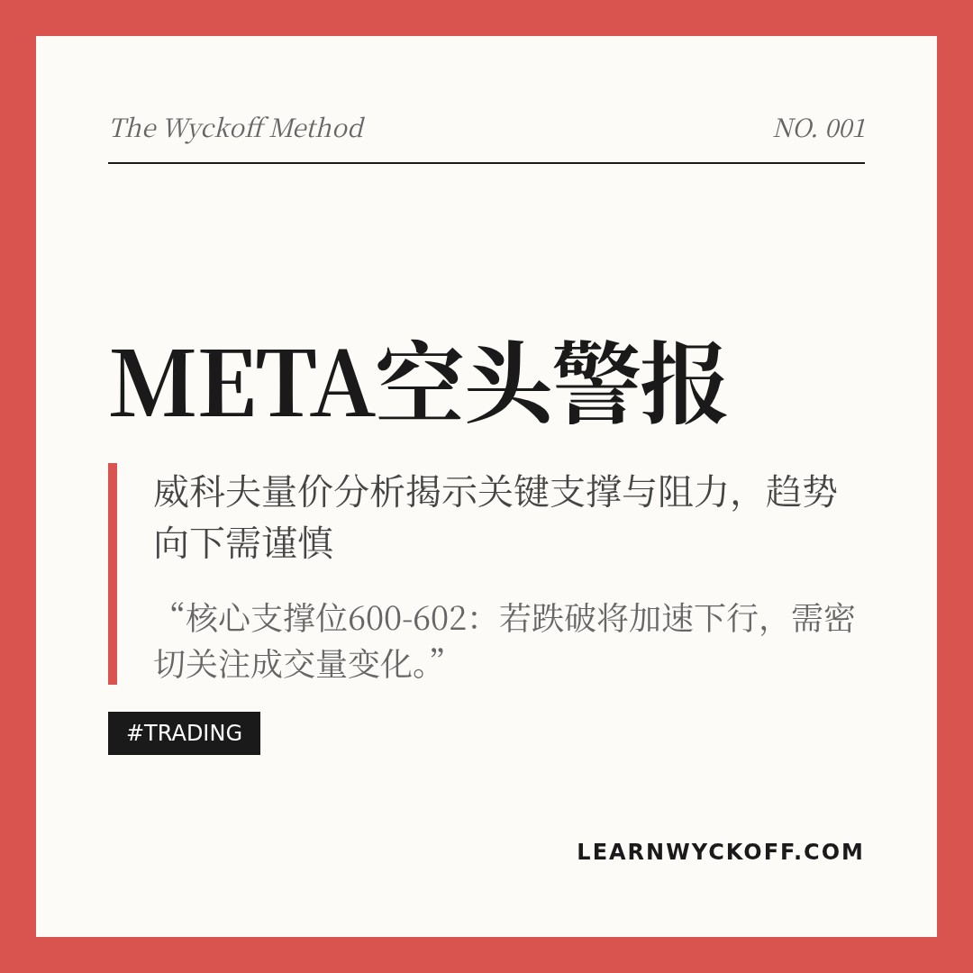 20260319 META 行情数据复盘报告（基于威科夫量价视角）