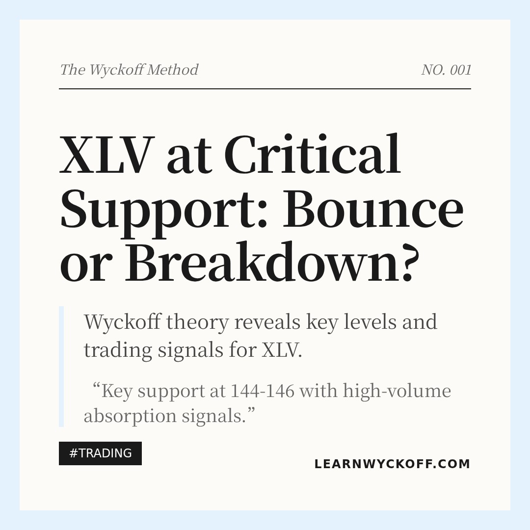 20260324 XLV Market Data Review Report (Based on Wyckoff Volume-Price Perspective)