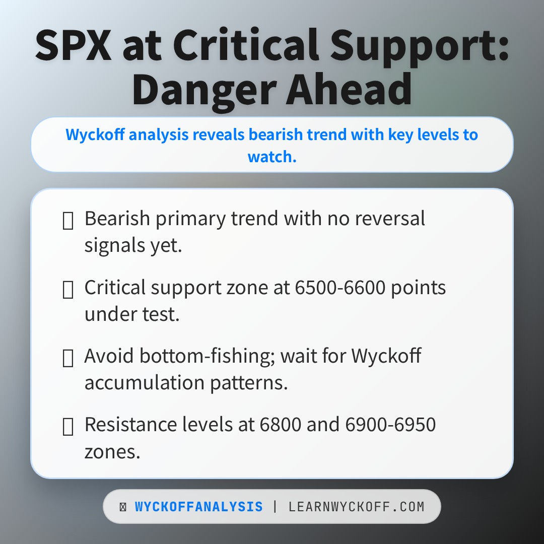 20260318 .SPX Market Data Review Report (Based on Wyckoff Volume-Price Perspective)