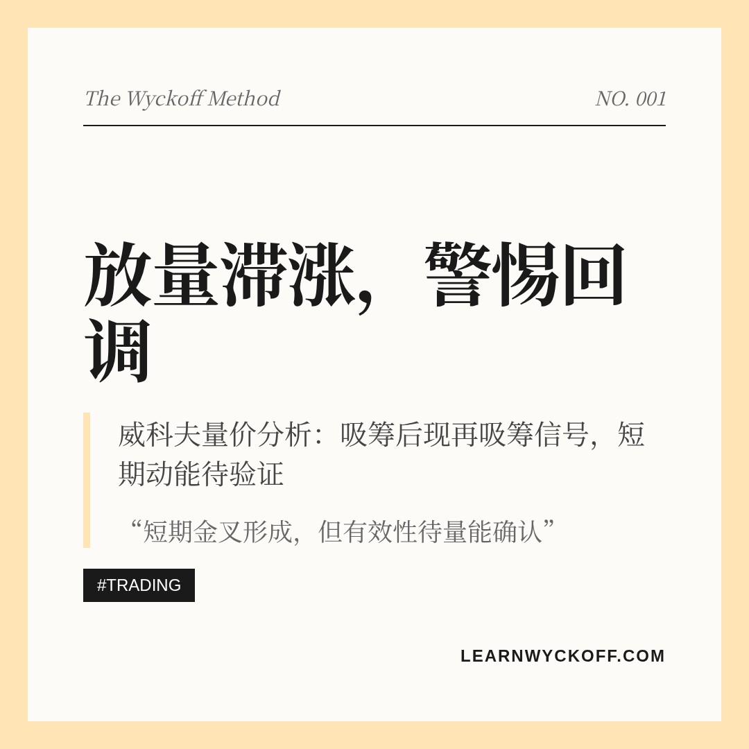 20260827 399934 行情数据复盘报告（基于威科夫量价视角）