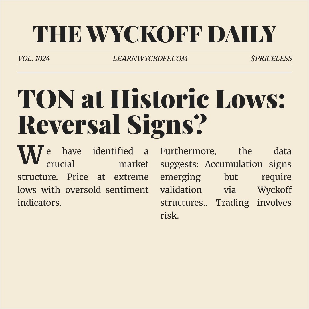 20260302 TONUSDT Market Data Review Report (Based on Wyckoff Volume-Price Perspective)