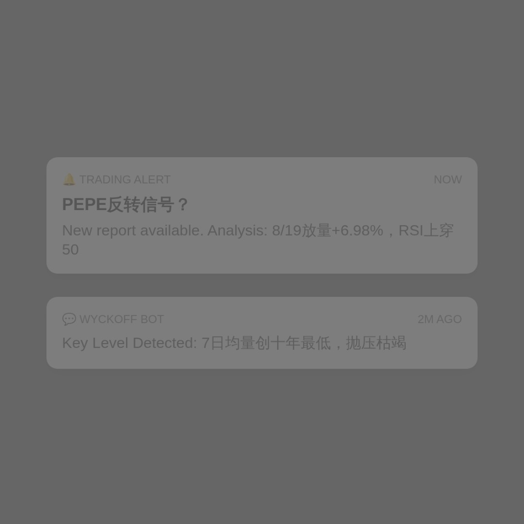 20260819 PEPEUSDT 行情数据复盘报告（基于威科夫量价视角）
