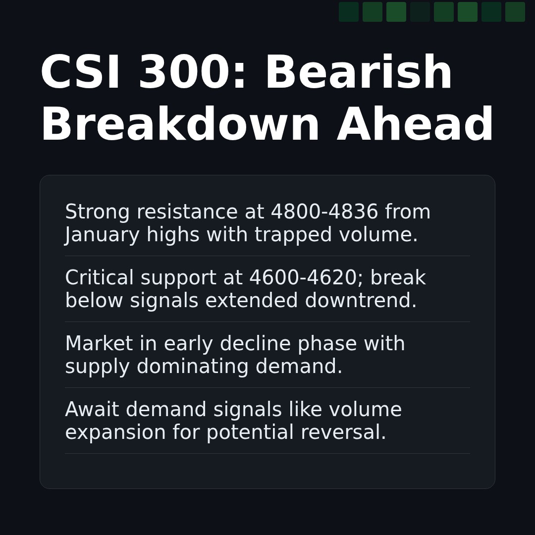20260217 000300.SH Market Data Review Report (Based on Wyckoff Volume-Price Perspective)