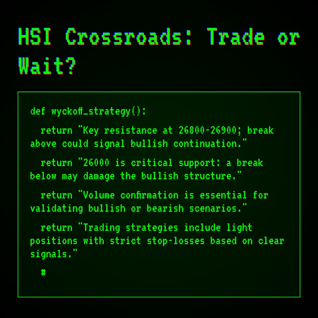 20260108 HSI Market Data Review Report (Based on Wyckoff Volume-Price Perspective)