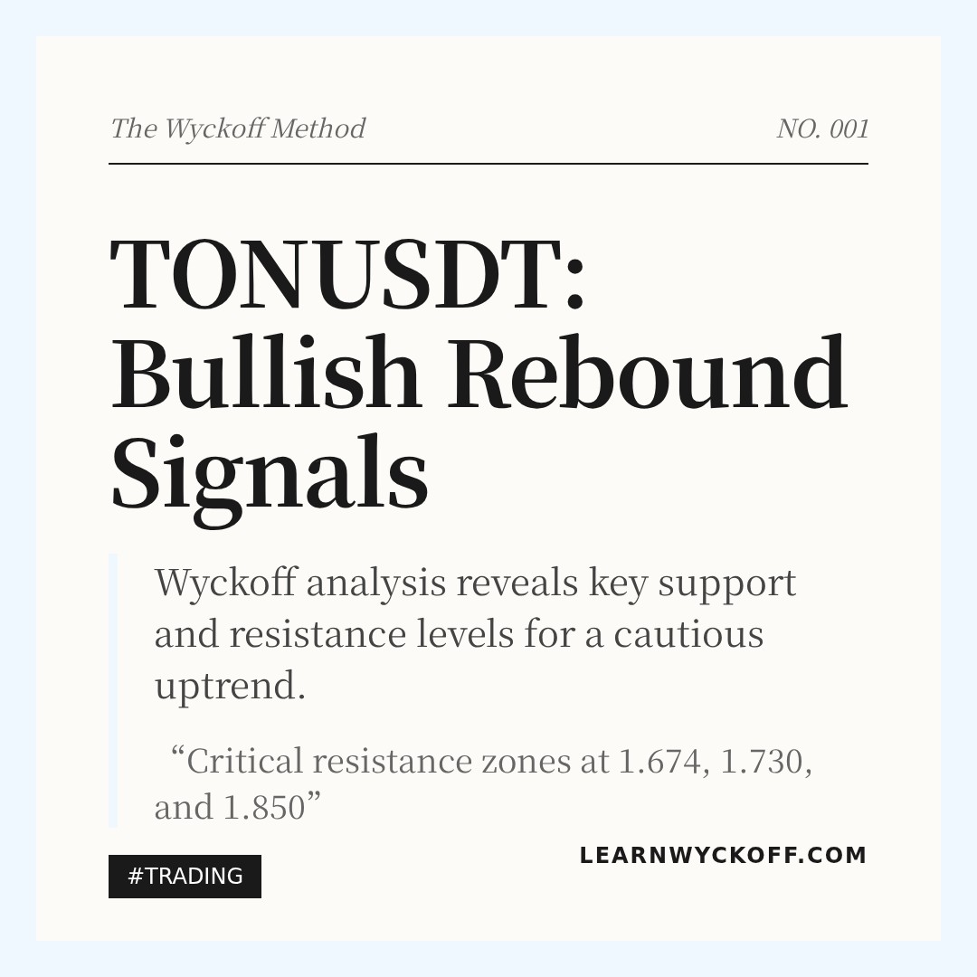 20251228 TONUSDT Market Data Review Report (Based on Wyckoff Volume-Price Perspective)