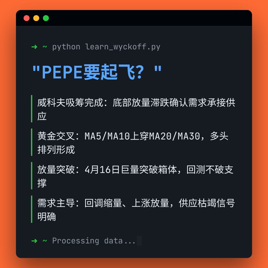 20260513 PEPEUSDT 行情数据复盘报告（基于威科夫量价视角）