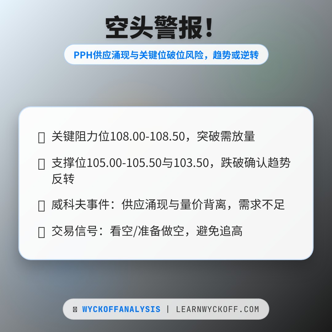 20260127 PPH 行情数据复盘报告（基于威科夫量价视角）