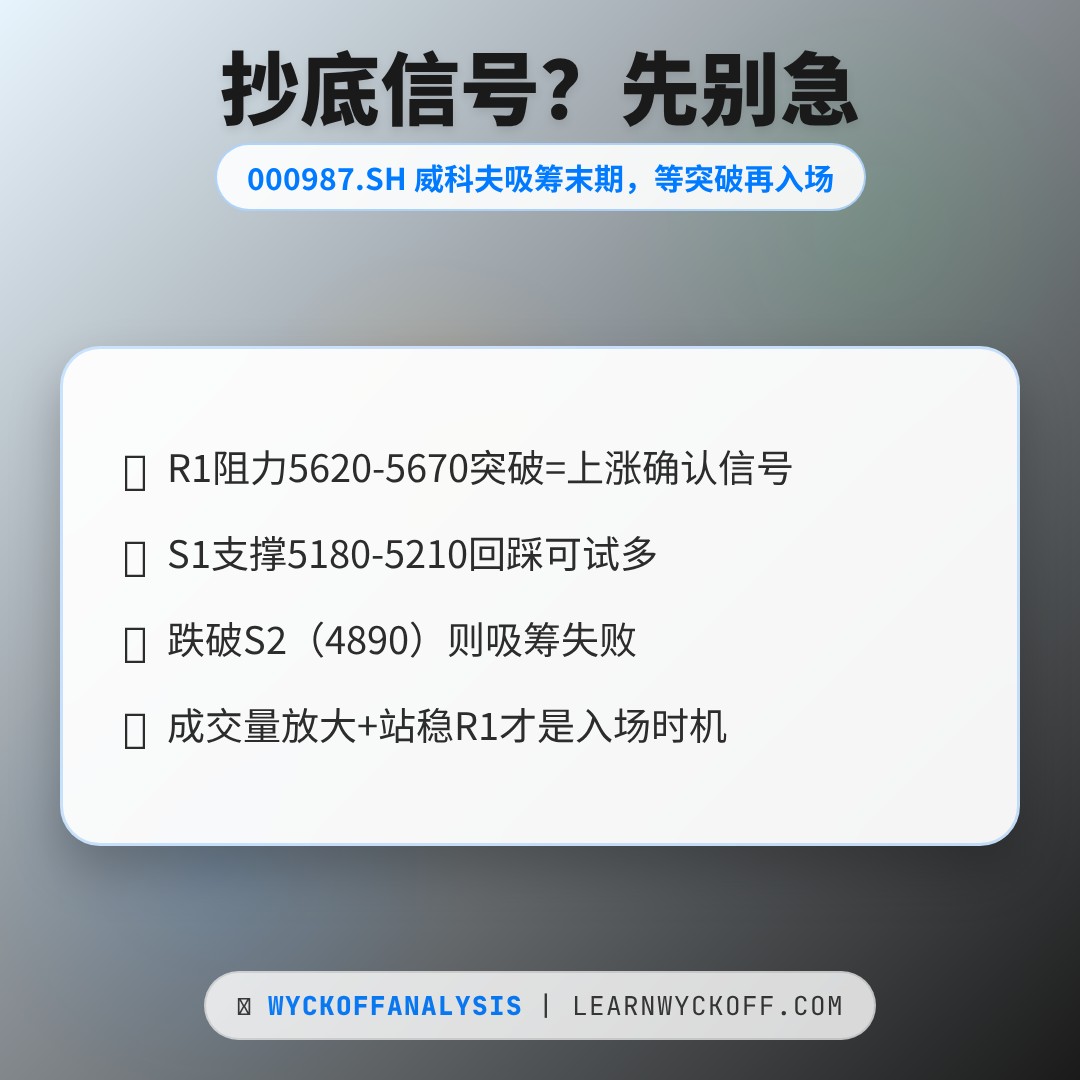 20260504 000987.SH 行情数据复盘报告（基于威科夫量价视角）
