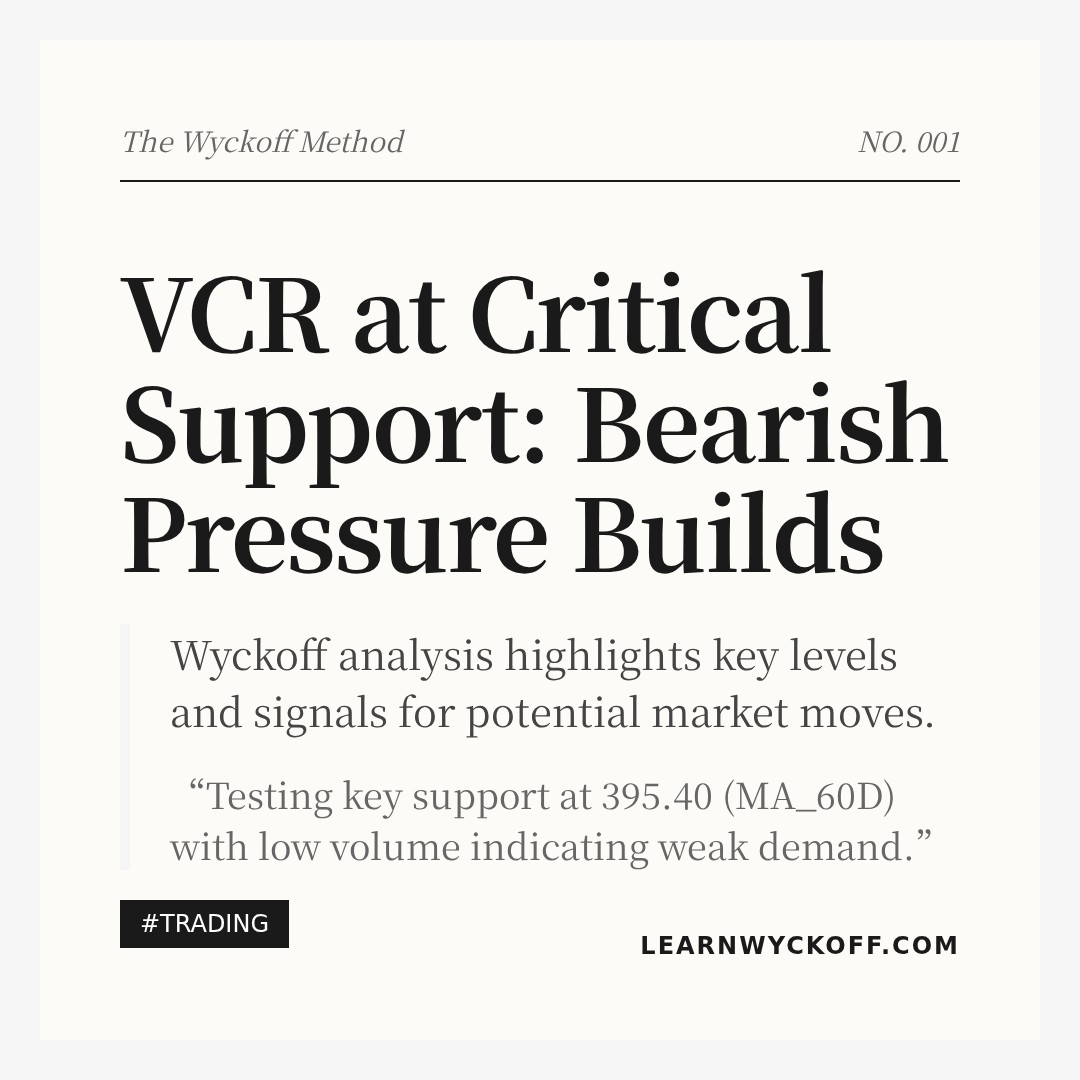 20260130 VCR Market Data Review Report (Based on Wyckoff Volume-Price Perspective)