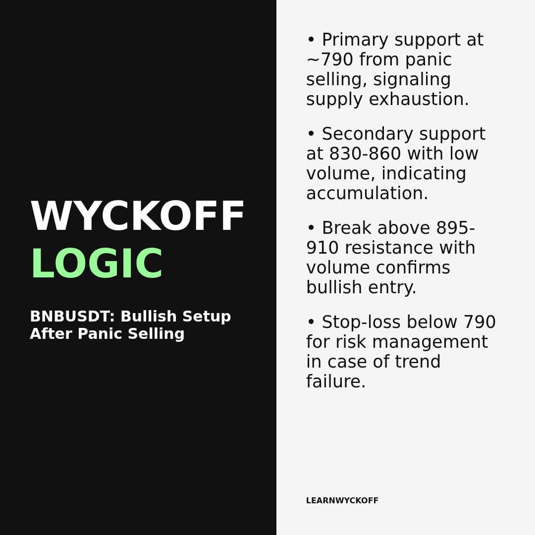 20251231 BNBUSDT Market Data Review Report (Based on Wyckoff Volume-Price Perspective)