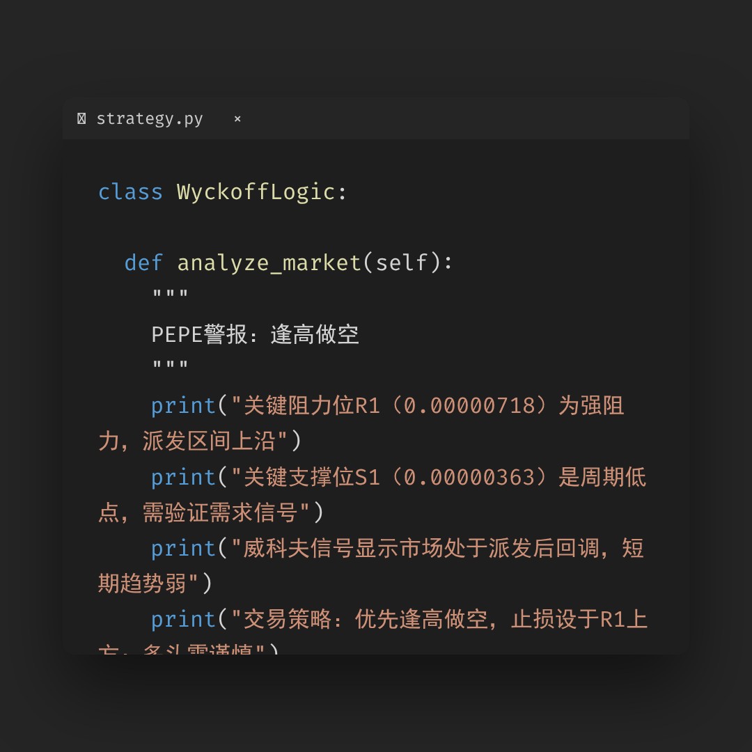 20260112 PEPEUSDT 行情数据复盘报告（基于威科夫量价视角）