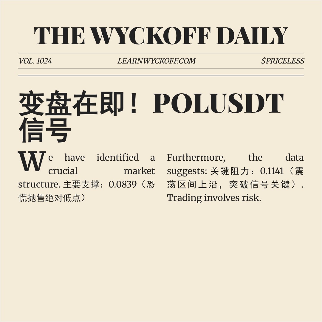 20260315 POLUSDT 行情数据复盘报告（基于威科夫量价视角）
