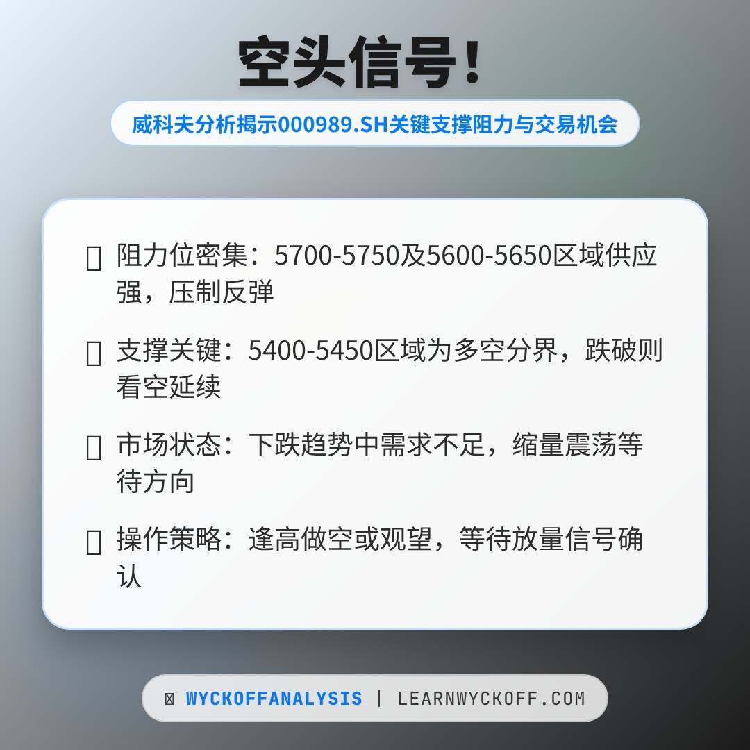 20260206 000989.SH 行情数据复盘报告（基于威科夫量价视角）