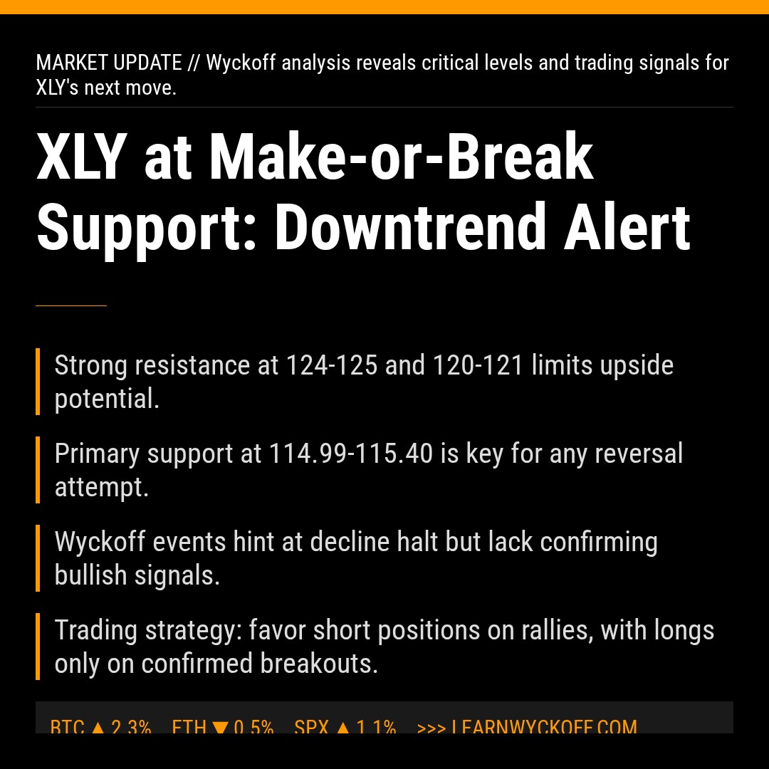20260225 XLY Market Data Review Report (Based on Wyckoff Volume-Price Perspective)
