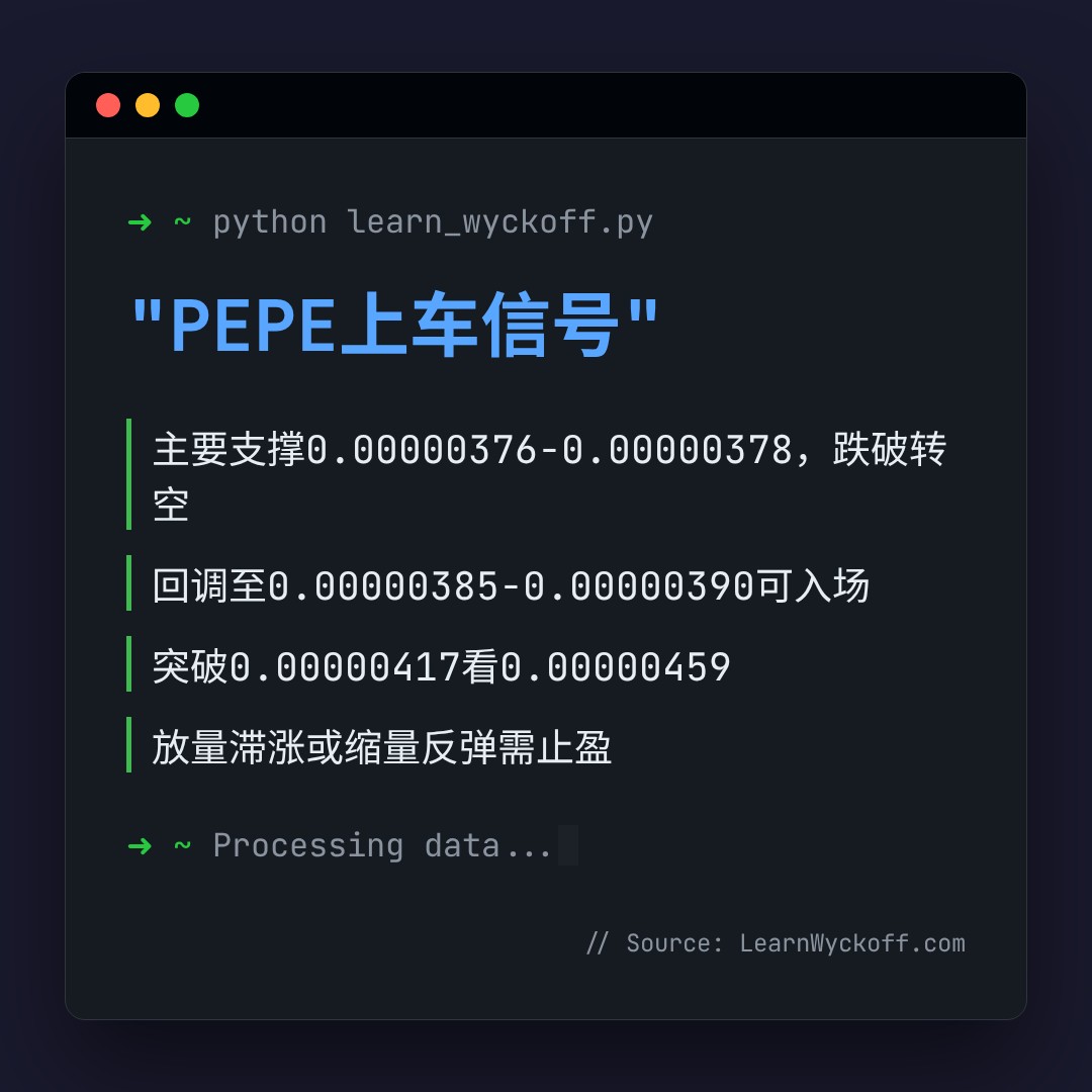 20260527 PEPEUSDT 行情数据复盘报告（基于威科夫量价视角）