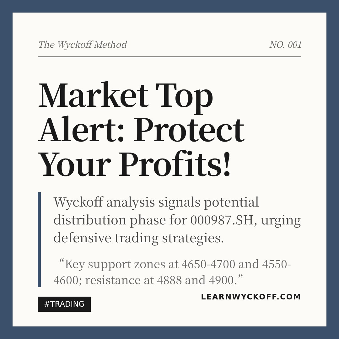 20251225 000987.SH Market Data Review Report (Based on Wyckoff Volume-Price Perspective)