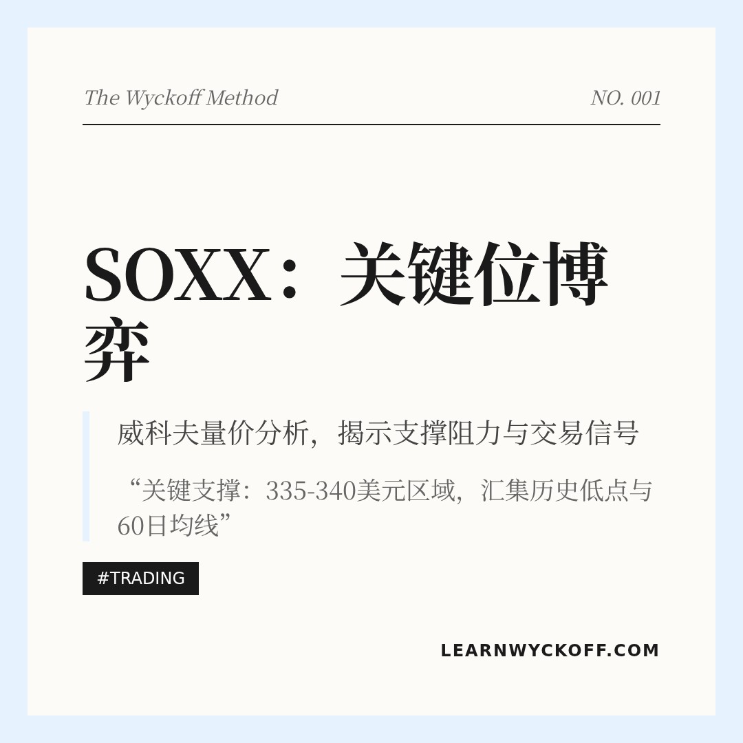 20260123 SOXX 行情数据复盘报告（基于威科夫量价视角）
