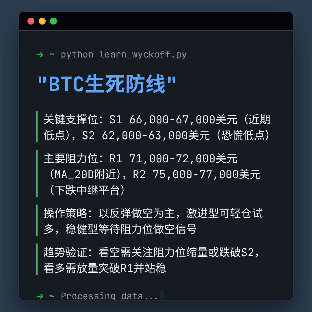 20260218 BTCUSDT 行情数据复盘报告（基于威科夫量价视角）