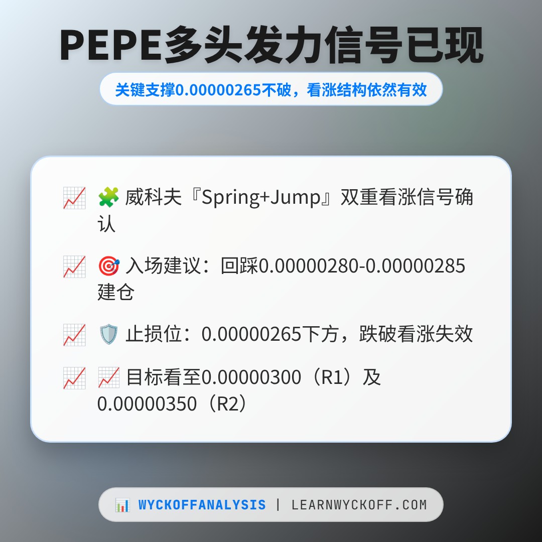20260726 PEPEUSDT 行情数据复盘报告（基于威科夫量价视角）