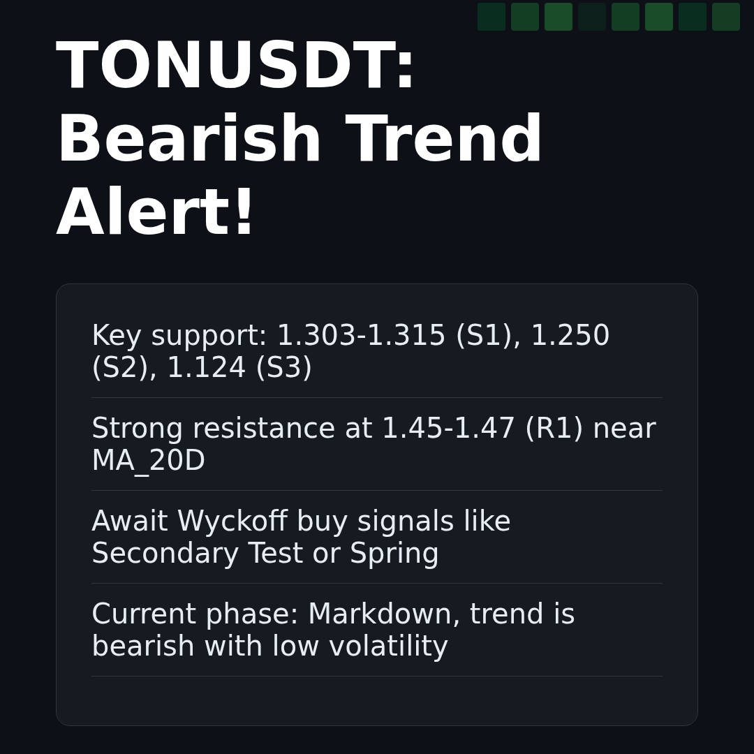 20260224 TONUSDT Market Data Review Report (Based on Wyckoff Volume-Price Perspective)