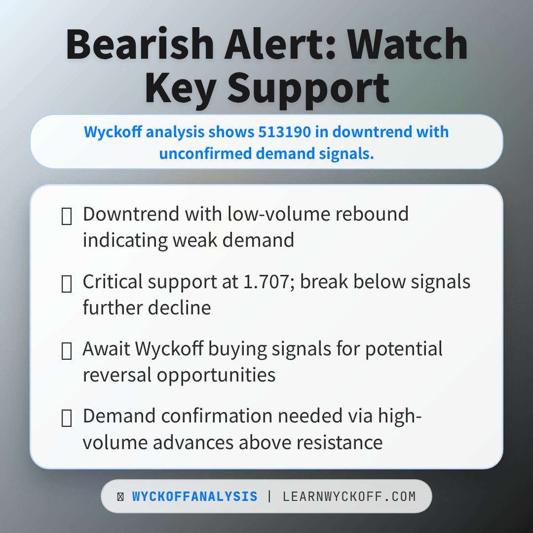 20260306 513190 Market Data Review Report (Based on Wyckoff Volume-Price Perspective)