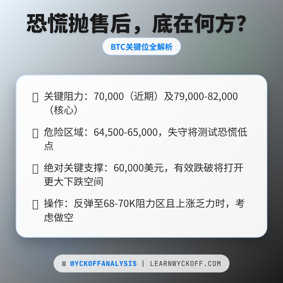 20260223 BTCUSDT 行情数据复盘报告（基于威科夫量价视角）