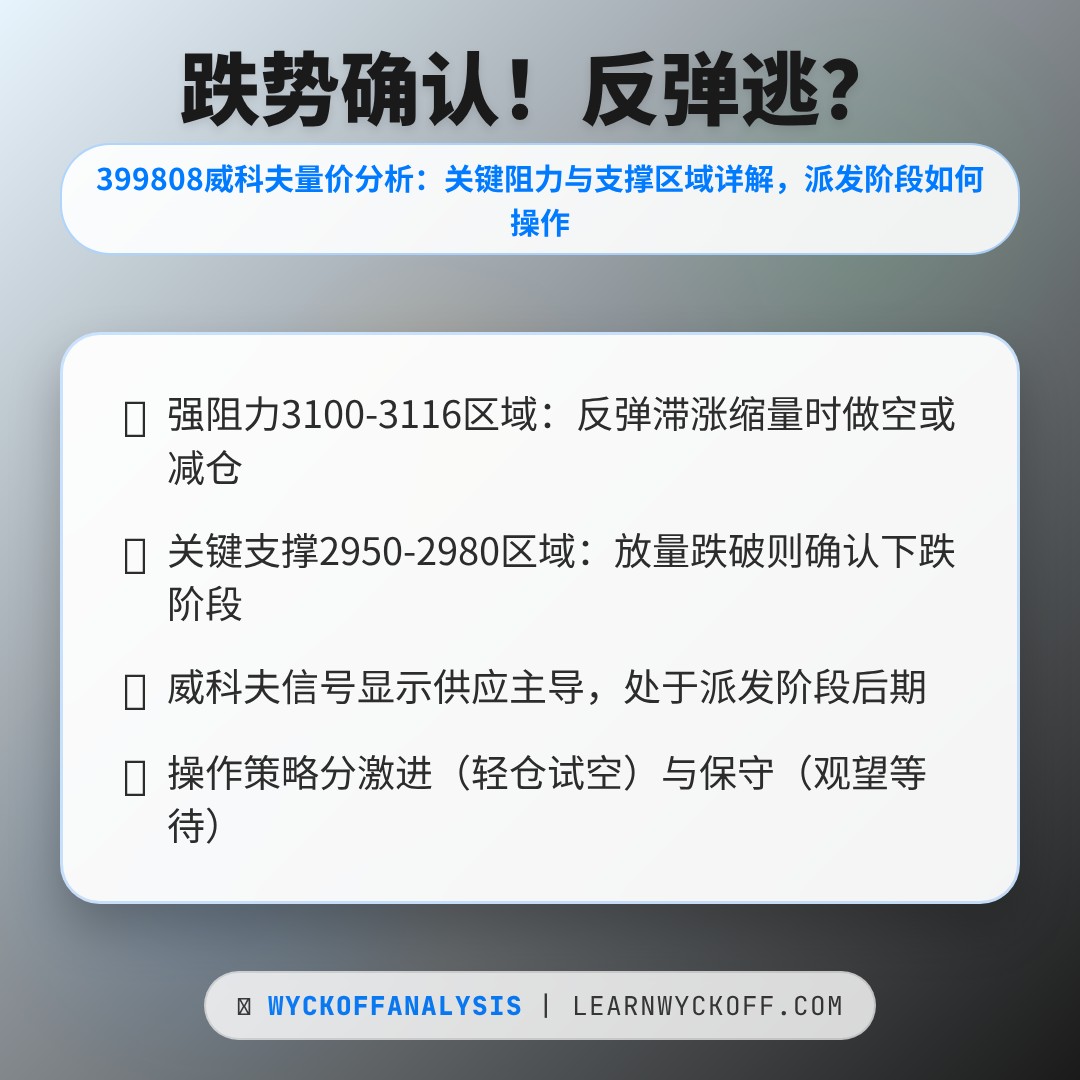 20260306 399808 行情数据复盘报告（基于威科夫量价视角）