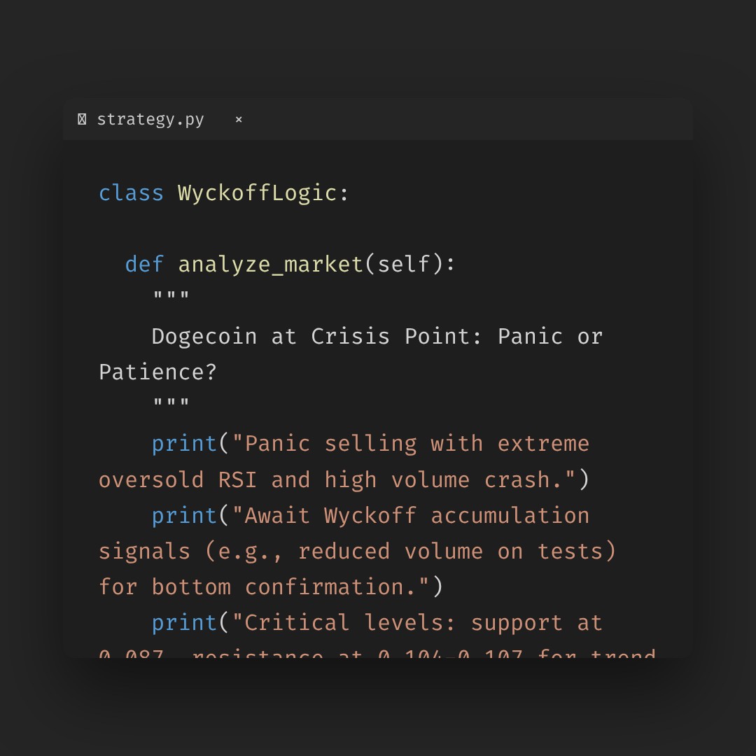 20260205 DOGEUSDT Market Data Review Report (Based on Wyckoff Volume-Price Perspective)