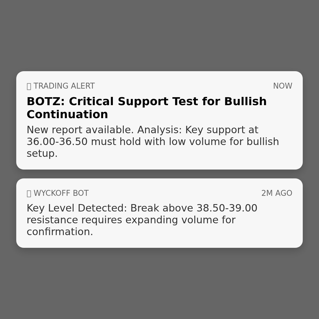 20260121 BOTZ Market Data Review Report (Based on Wyckoff Volume-Price Perspective)