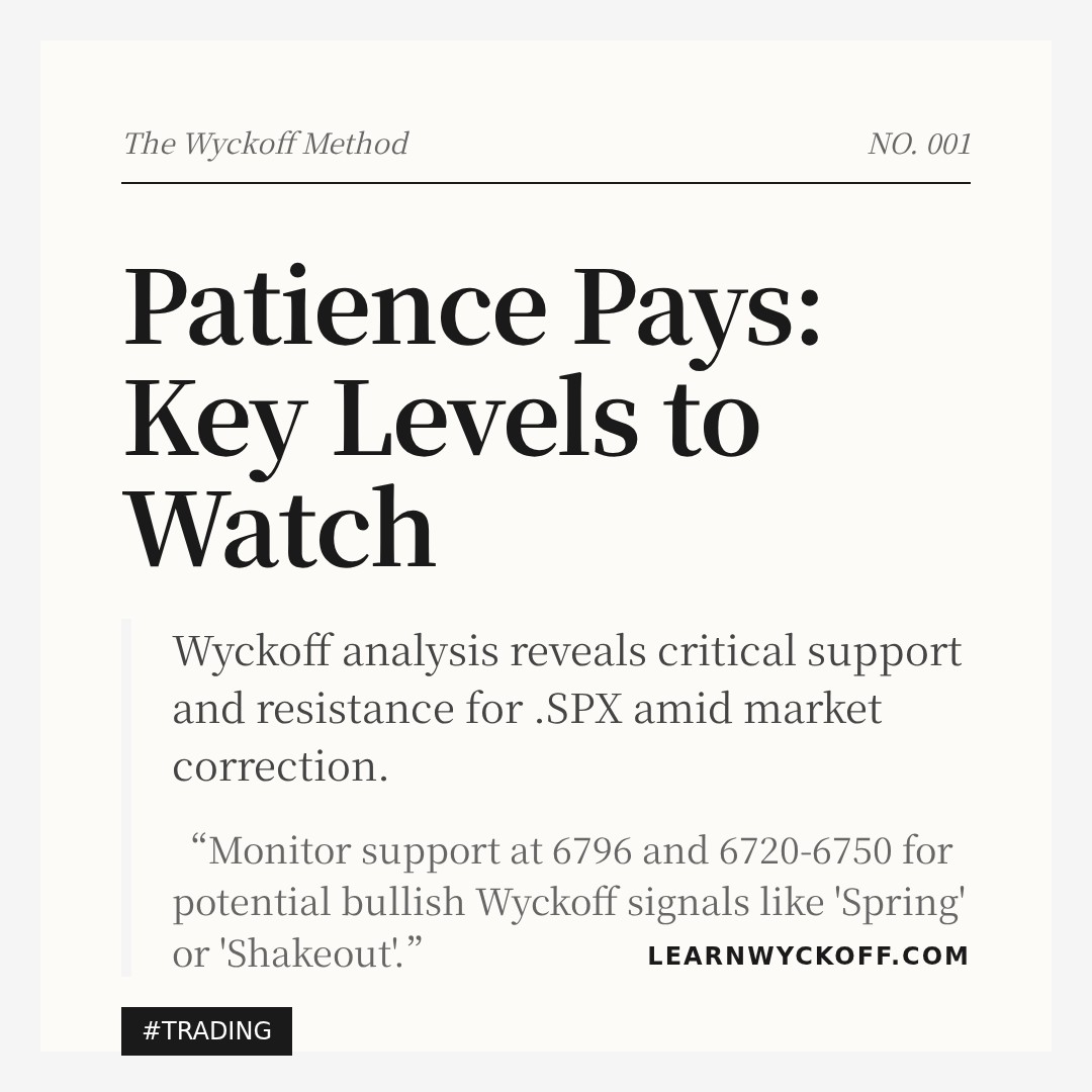 20260123 .SPX Market Data Review Report (Based on Wyckoff Volume-Price Perspective)
