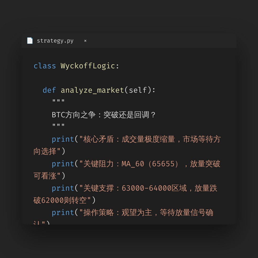 20260719 BTCUSDT 行情数据复盘报告（基于威科夫量价视角）